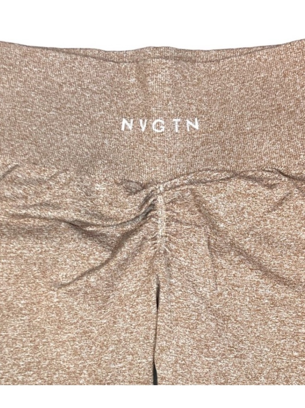 NVGTN Navi 8178D Pro Seamless Shorts Brown Small New